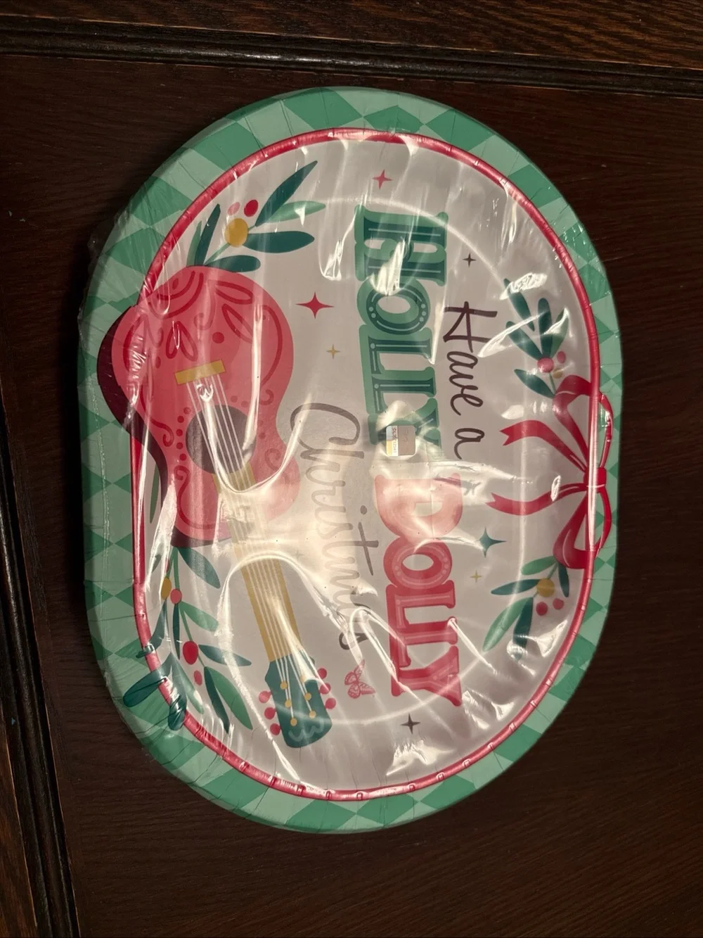 Dolly Parton Mint, Red & Gold 'Holly Dolly' Holiday Dinner Plates & Napkins